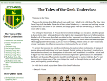 Tablet Screenshot of geekunderclass.wyrmworld.com